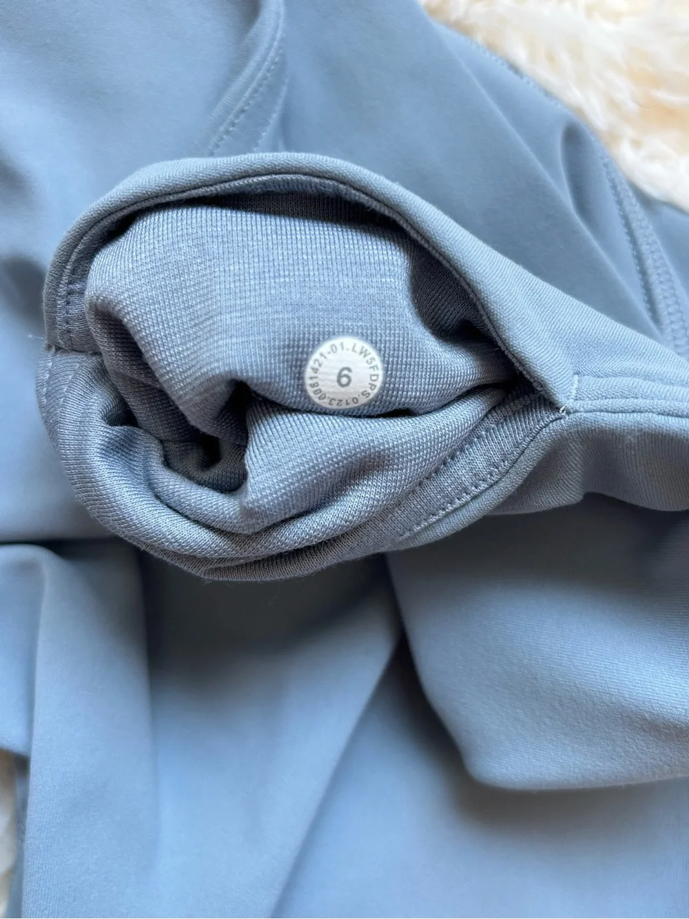 Lululemon Flare Leggings Slate Blue Size 6 High Rise Womens